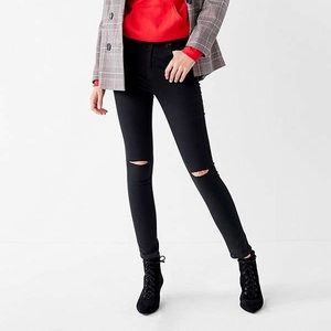 BDG Twig Ripped black High-Rise Skinny Jean